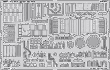 Eduard 48966 MiG-23ML upgrade set 1/48