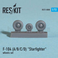 ResKit RS72-0008 F-104 (A/B/C/D) "Starfighter" wheels set 1/72