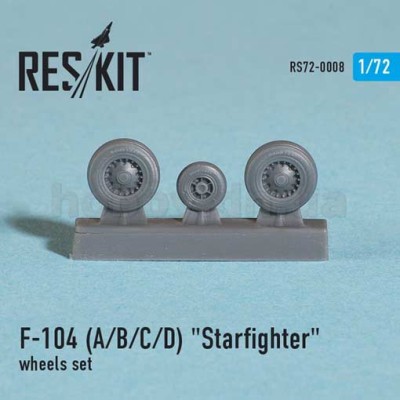 ResKit RS72-0008 F-104 (A/B/C/D) &quot;Starfighter&quot; wheels set 1/72