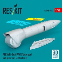 Reskit U48446 AN/AVQ-26A PAVE Tack pod with pilon for F-4 1/48