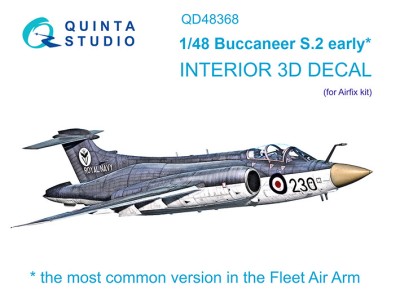 Quinta studio QD48368 Buccaneer S.2 early (Airfix) 1/48