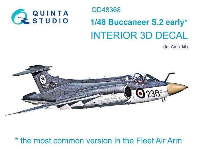 Quinta studio QD48368 Buccaneer S.2 early (Airfix) 1/48