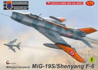 Kovozavody Prostejov 72497 MiG-19S / Shenyang F-6 (4x camo) 1/72