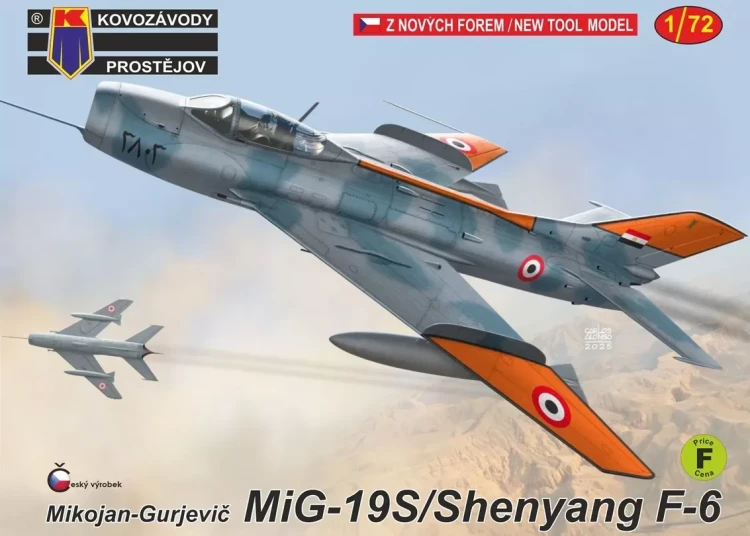 Kovozavody Prostejov 72497 MiG-19S / Shenyang F-6 (4x camo) 1/72