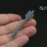 Quinta studio QT48156 Ракеты «воздух-воздух» Р-73 с пусковыми устройствами, 6 шт (для всех моделей) 1/48