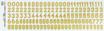 HAD J35023 Decal German Turret numbers WWII (part 3) 1/35