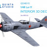 Quinta studio QD48015 Ла-11 (ARK) 3D Декаль интерьера кабины 1/48