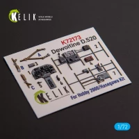 Reskit K72173 Dewoitine D.520 - interior 3D decal (H.2000) 1/72