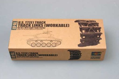 Trumpeter 02037 U.S. T72E1 steel track for U.S. M24 light tank (early) 1/35