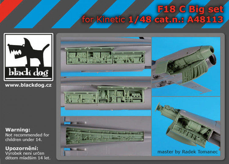 Black Dog A48113 F-18 C big set (KIN) 1/48