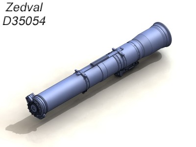 Zedval D35054 Контейнер ПТУР 9М113 «Конкурс»., использованный 1/35