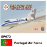 Mach 2 MACHGP073 Dassault-Mystere Falcon 20 Decals Portugal Air Force 1/72