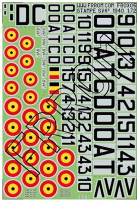 Frrom Azur FROX05 Stampe &amp; Vertongen S.V.4b Belgium 1940 1/72