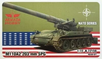 Armada Hobby N72159 M110A2 203mm SPG (resin kit) 1/72