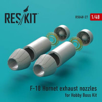 Reskit RSU48-0027 F-18 Hornet exhaust nozzles (HOBBYB) 1/48