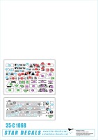 Star Decals 35-C1068 Australia Tanks & AFVs # 3. MATILDA. 2 inch Gun Tank in the PTO 1/35