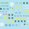 Star Decals 72-A1082 French Sherman Mix. M4A1, M4A3 105mm, M4A3 76mm and M4A3E2 Jumbo 1/72