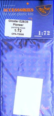Clear Prop CPA72005 Gloster E28/39 Pioneer Painting mask 1/72
