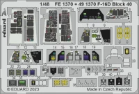 Eduard FE1370 F-16D Block 40 (KIN) 1/48