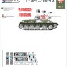 Star Decals STAR16003 Soviet T-34 model/1943 - T-34 model/1943 Leningrad front early 1943 1/16