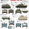 Star Decals STAR35959 Lebanese Tanks & AFVs #1. Markings for SLA, Lebanese Forces Armed Militia, Guardians of the Cedar/Horass el Arz 1/35