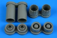 Aires 4913 Eurofighter Typhoon exhaust nozzles (REV) 1/48
