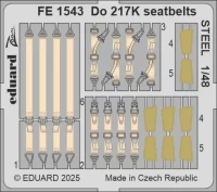 Eduard FE1543 Do 217K seatbelts STEEL (ICM) 1/48