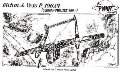Planet Models PLT031 Blohm &amp; Voss BV P.196.01 1/72