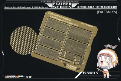 Voyager Model FE35013 Modern British Challenger 2 MBT Grills set TAMIYA 1/35