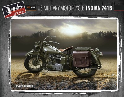 Thunder model TM35003 US Military Indian 741B (2 kits in box) 1/35