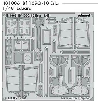 Eduard 481006 SET Bf 109G-10 Erla (EDU)
