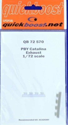 QuickBoost QB72570 PBY Catalina exhaust (ACAD) 1/72