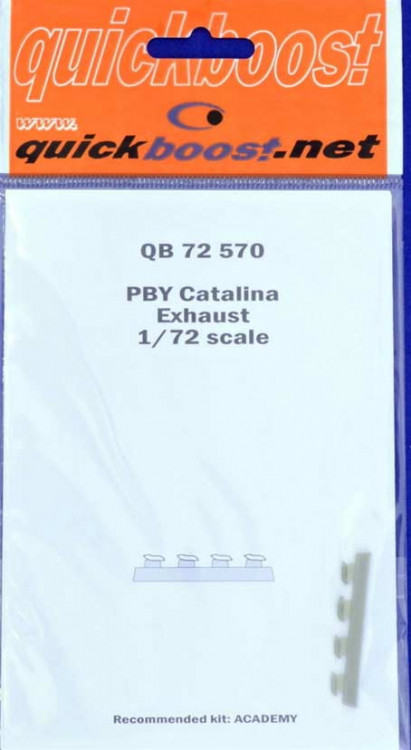 QuickBoost QB72570 PBY Catalina exhaust (ACAD) 1/72