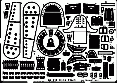 Eduard 48212 Ki-44 Tojo HAS