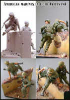 Evolution Miniatures 35035 American marines in fight (Vietnam)