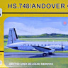 Mark 1 Models MKM-144.120 HS.748/ANDOVER CC.2 British&Belgian Service 1/144