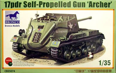 Bronco CB35074 17pdr Self-Propelled Gun ‘Archer’ 1/35