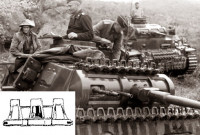 Sector35 SL 059 Траки Panzer III/Stug III 1940/41 гг, с полым гребнем (собранные в ленту)