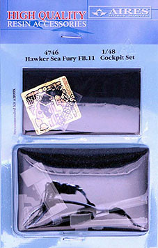 Aires 4746 Hawker Sea Fury FB.11 cockpit set (AIRF) 1/48