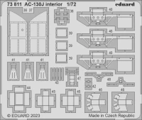 Eduard 73811 SET AC-130J interior (ZVE) 1/72