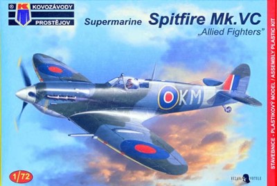 Kovozavody Prostejov 72124 Spitfire Mk.VC 'Allied Fighters' (3x camo) 1/72