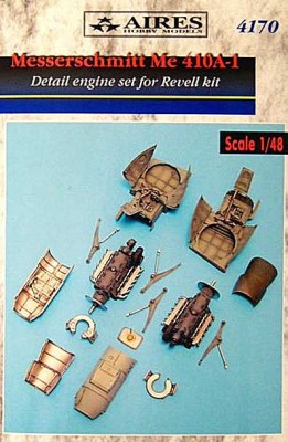 Aires 4170 Me 410A1 detail engine set 1/48
