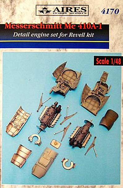 Aires 4170 Me 410A1 detail engine set 1/48