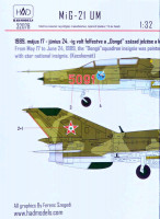 HAD 32078 Decal MiG-21 UM 5091 Dong? (1989) 1/32