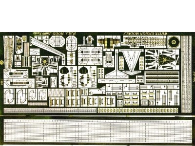 White Ensign Models PE 616 HMS HOOD for the Airfix kit 1/600