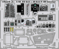 Eduard FE644 1/48 Цветное фототравление для F-4B interior S.A.