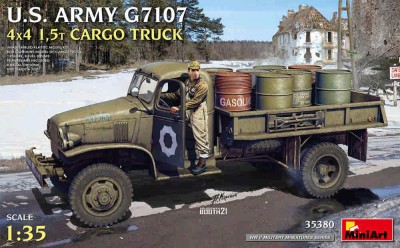 Miniart 35380 G7107 1,5t грузовик США 1/35