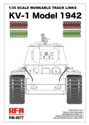 RFM 5077 Workable track links for KV-1 1/35