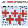 Miniart 35450 L701 German 3t Cargo Truck (5x camo) 1/35