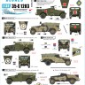 Star Decals 35-C1203 Allied M3A1 White Scout Car Italy 1943-45 Poland, New Zeeland, South Africa and Britain 1/35
